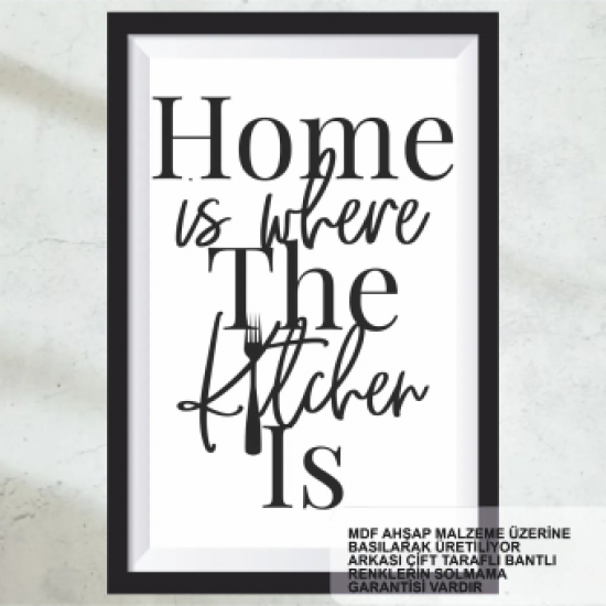 bu evin mutfağı hamburgeri fast foodu öldürür ev mutfak sözleri çerçeve görünümlü ahşap tablo poster  bu evin mutfağı hamburgeri fast foodu öldürür ev mutfak sözleri çerçeve görünümlü ahşap tablo poster