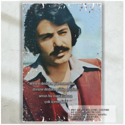 arabesk müzik ferdi tayfur şarkı sözleri ev dekorasyon tablo retro poster