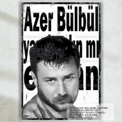azer bülbül yaralandın mı ey can arabesk müzik ev dekorasyon tablo retro ahşap poster