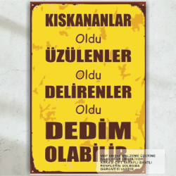 kıskananlar oldu dedim olabilir komik esprili sözler duvar yazıları retro ahşap poster kıskananlar oldu dedim olabilir komik esprili sözler duvar yazıları retro ahşap poster
