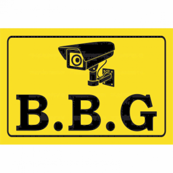 BBG biri bizi gözetliyor güvenlik kamerası gizli kamera uyarı levhası duvar yazıları ahşap poster
