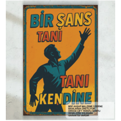 Bir Şans Tanı Kendine Kişisel Gelişim Psikoloji Motivasyon Sözleri Duvar Yazıları Retro Ahşap Poster Bir Şans Tanı Kendine Kişisel Gelişim Psikoloji Motivasyon Sözleri Duvar Yazıları Retro Ahşap Poster
