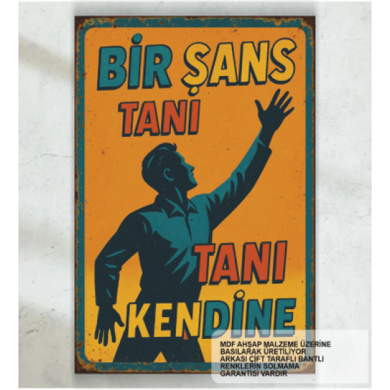 Bir Şans Tanı Kendine Kişisel Gelişim Psikoloji Motivasyon Sözleri Duvar Yazıları Retro Ahşap Poster Bir Şans Tanı Kendine Kişisel Gelişim Psikoloji Motivasyon Sözleri Duvar Yazıları Retro Ahşap Poster
