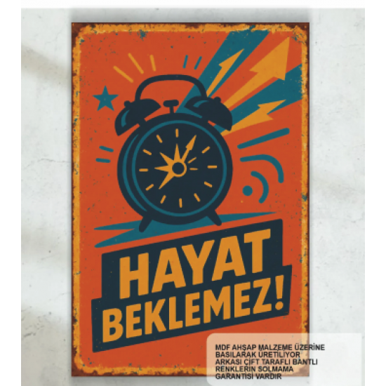 hayat beklemez. motivasyon kişisel gelişim psikoloji sözleri duvar yazıları retro ahşap poster tablo hayat beklemez. motivasyon kişisel gelişim psikoloji sözleri duvar yazıları retro ahşap poster tablo