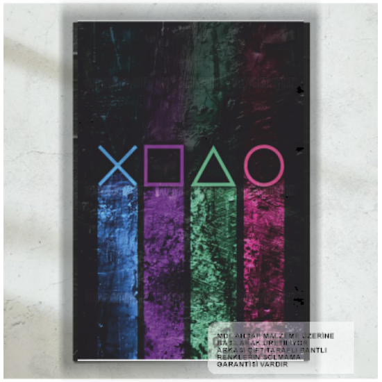 ps oyun konsolu oyun kolu yıldız üçgen daire kare oyuncu gamer